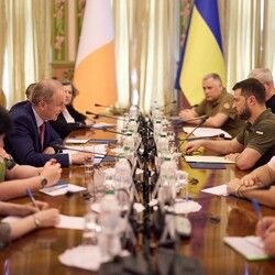 Зеленський зустрівся з прем'єр-міністром Ірландії – це його перший візит до України - Новини України