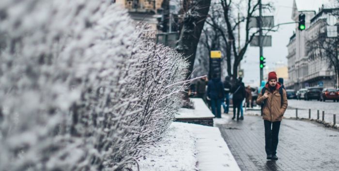 Зима, Київ