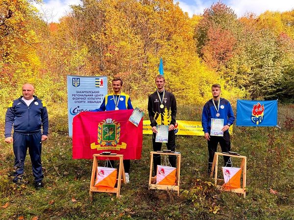 Назар Левицький з Калуша здобув три «золота» чемпіонату України зі спортивного орієнтування