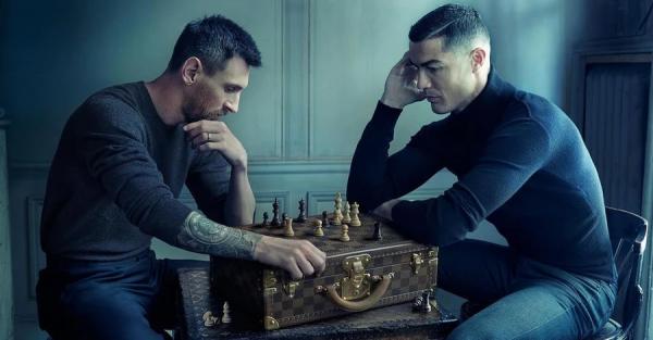 Історичне фото: Мессі та Роналду знялися в рекламі Louis Vuitton - Новини України