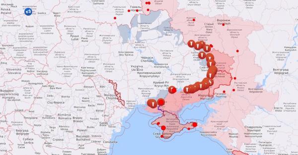 Карта бойових дій в Україні: 21.11.2022 - Новини України