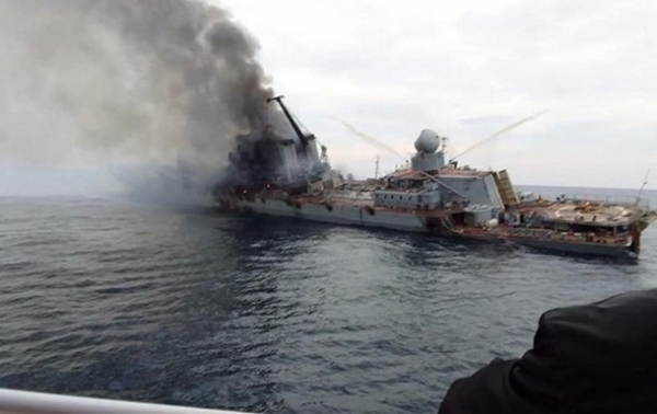 Залужний розповів, як відбувалося затоплення крейсера Москва