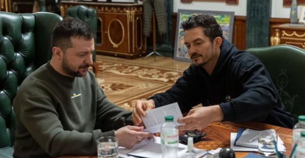 Орландо Блум зустрівся з Володимиром Зеленським - Новини України