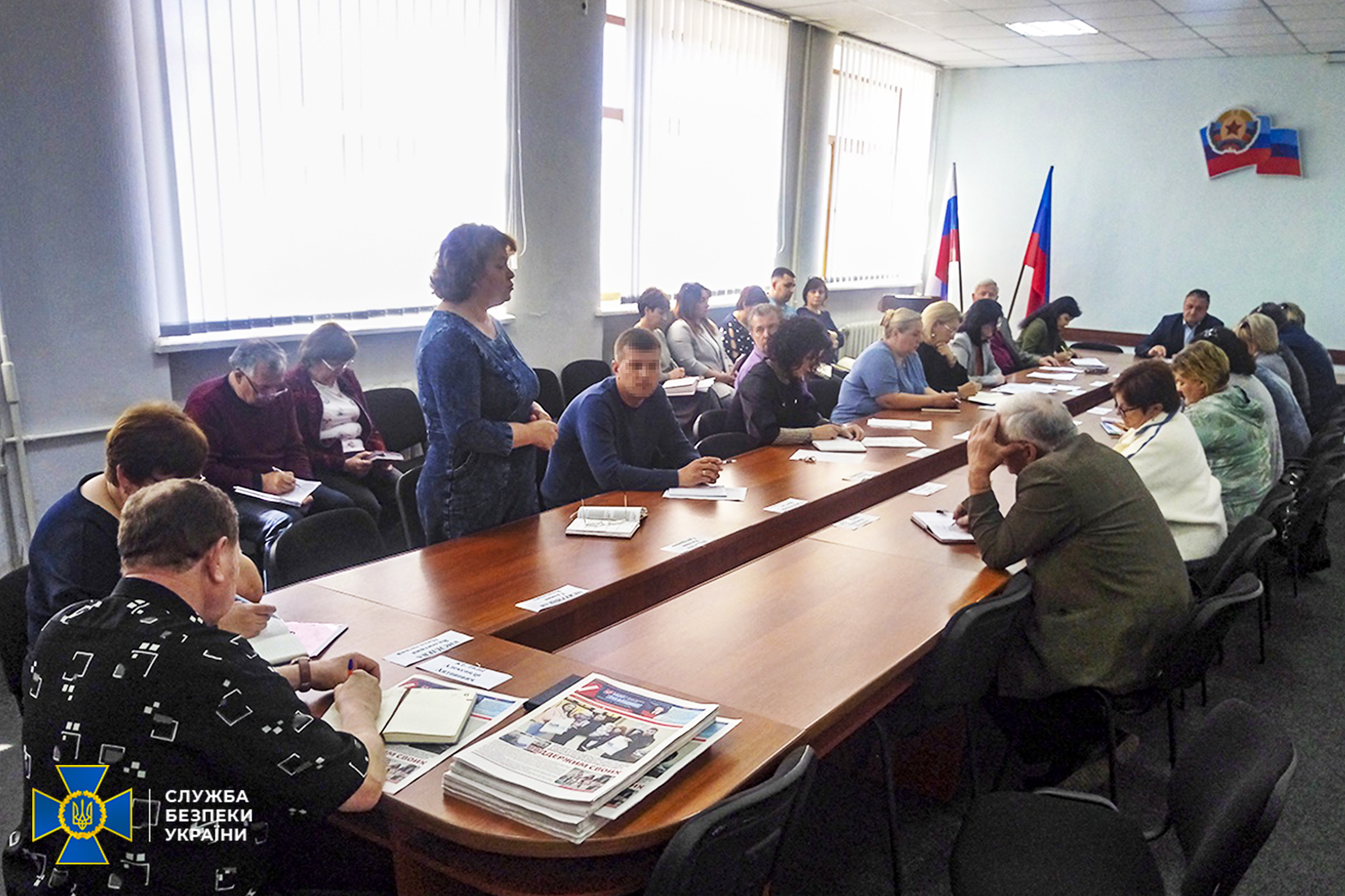 Франківська СБУ оголосила підозру колаборантці, яка очолювала “пенсійний фонд” окупантів на Луганщині (ФОТО)