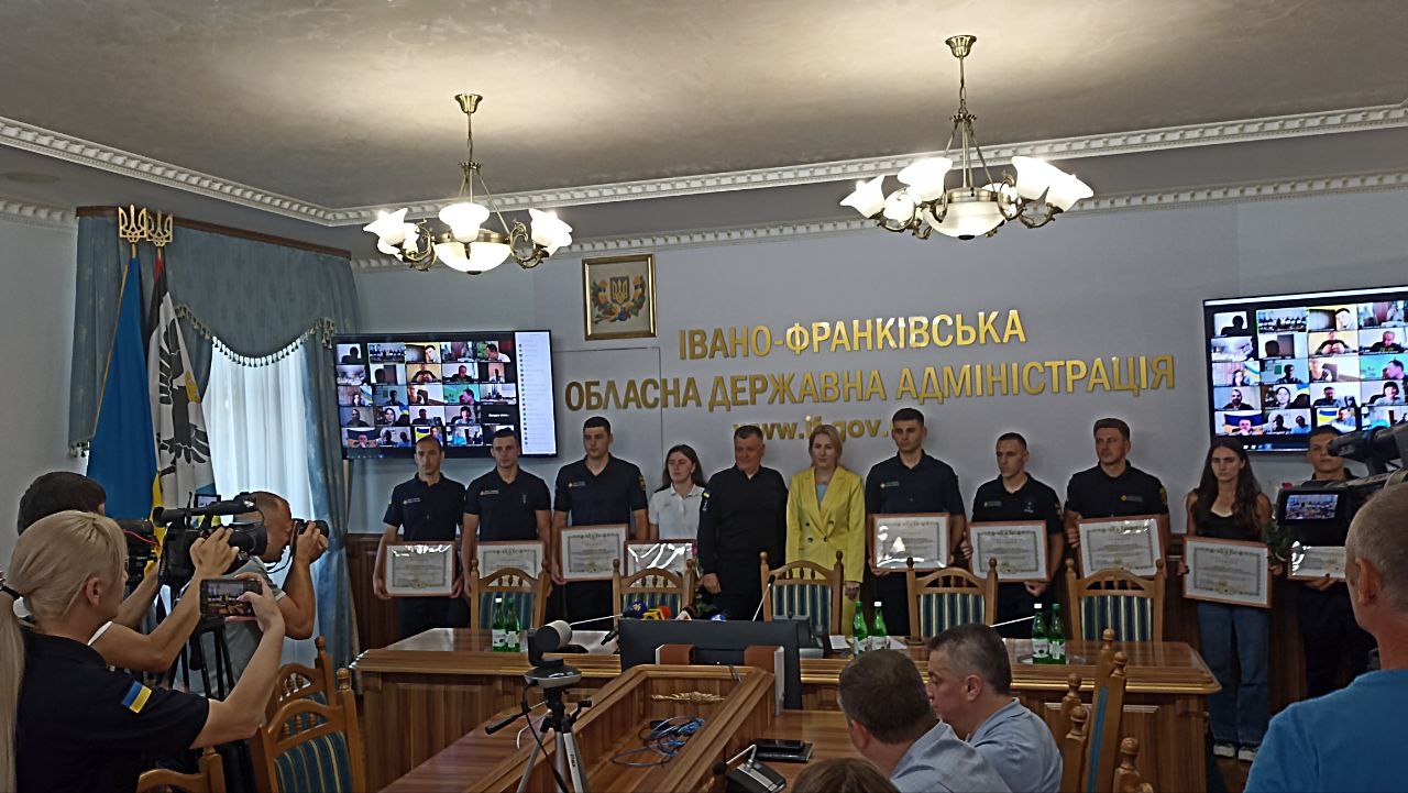 Вогнеборців Прикарпаття відзначили за участь в Чемпіонаті України з пожежно-прикладного спорту (ФОТО)