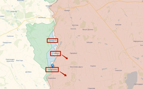 Зміни під Бахмутом: ЗСУ витісняють росіянСюжет