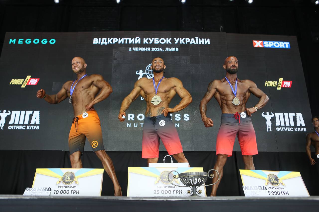 Франківці Роман Петрук та Анастасія Холодович привезли золото і срібло з Кубку України з бодібілдингу та фітнесу (ФОТО)