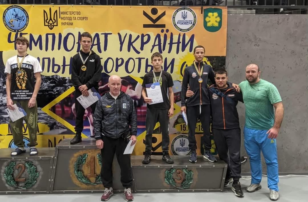 Юні калушани здобули чотири нагороди на Чемпіонаті України з вільної боротьби U-16