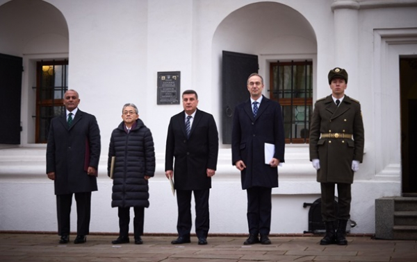 Президент прийняв вірчі грамоти у чотирьох послів