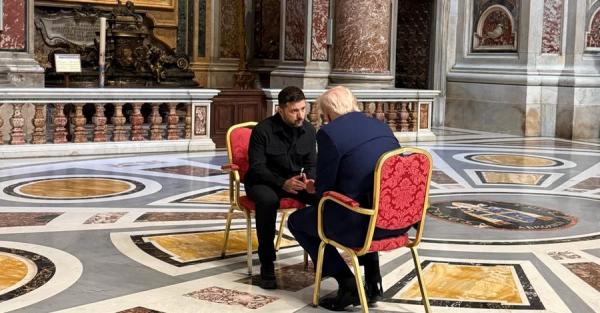 Трамп назвав зустріч з Зеленським у Ватикані прекрасною і розповів, про що вони говорили  - Новини України