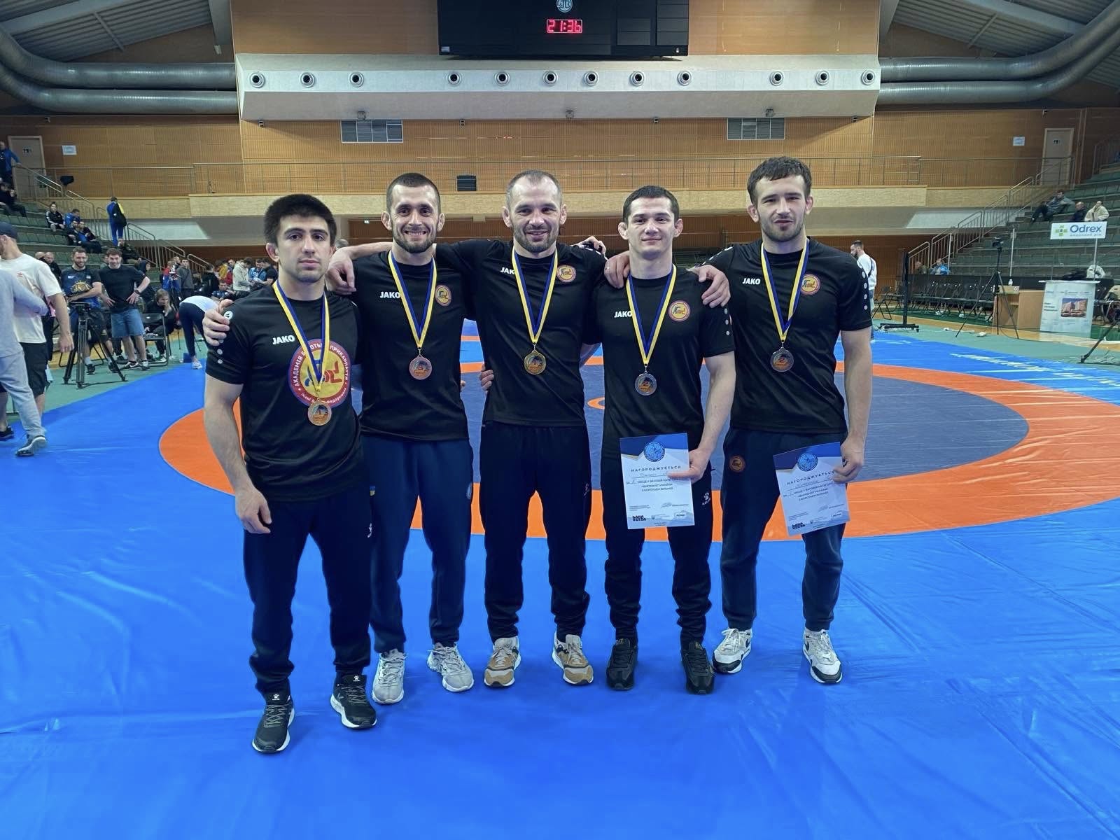 Прикарпатські спортсмени вибороли п’ять нагород на чемпіонаті України з вільної боротьби (ФОТО)