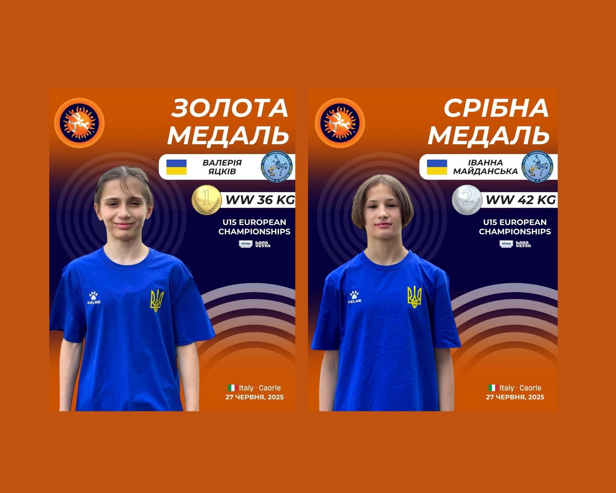 Юні прикарпатські борчині здобули “золото” та “бронзу” на Чемпіонаті Європи