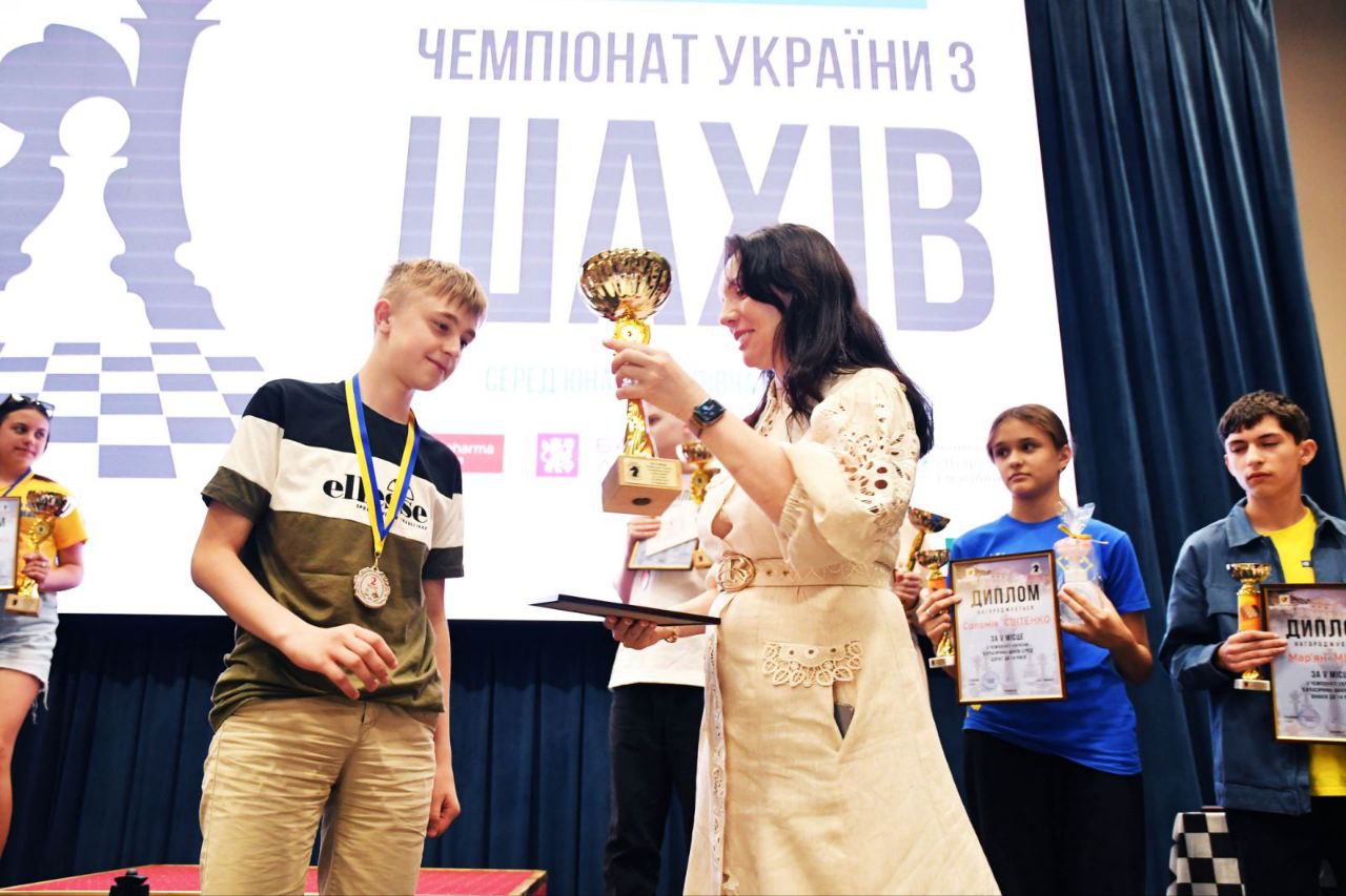 Юний франківець Максим Паньків завоював три срібла на Чемпіонаті України з шахів (ФОТО)