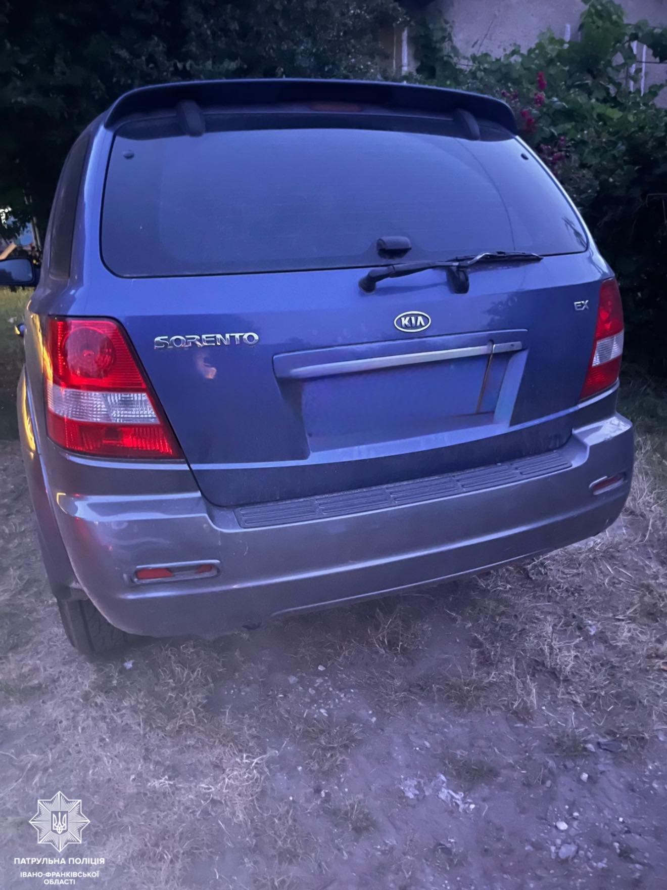 У Франківську п’яний водій на KIA намагався втекти від патрульних (ФОТОФАКТ)