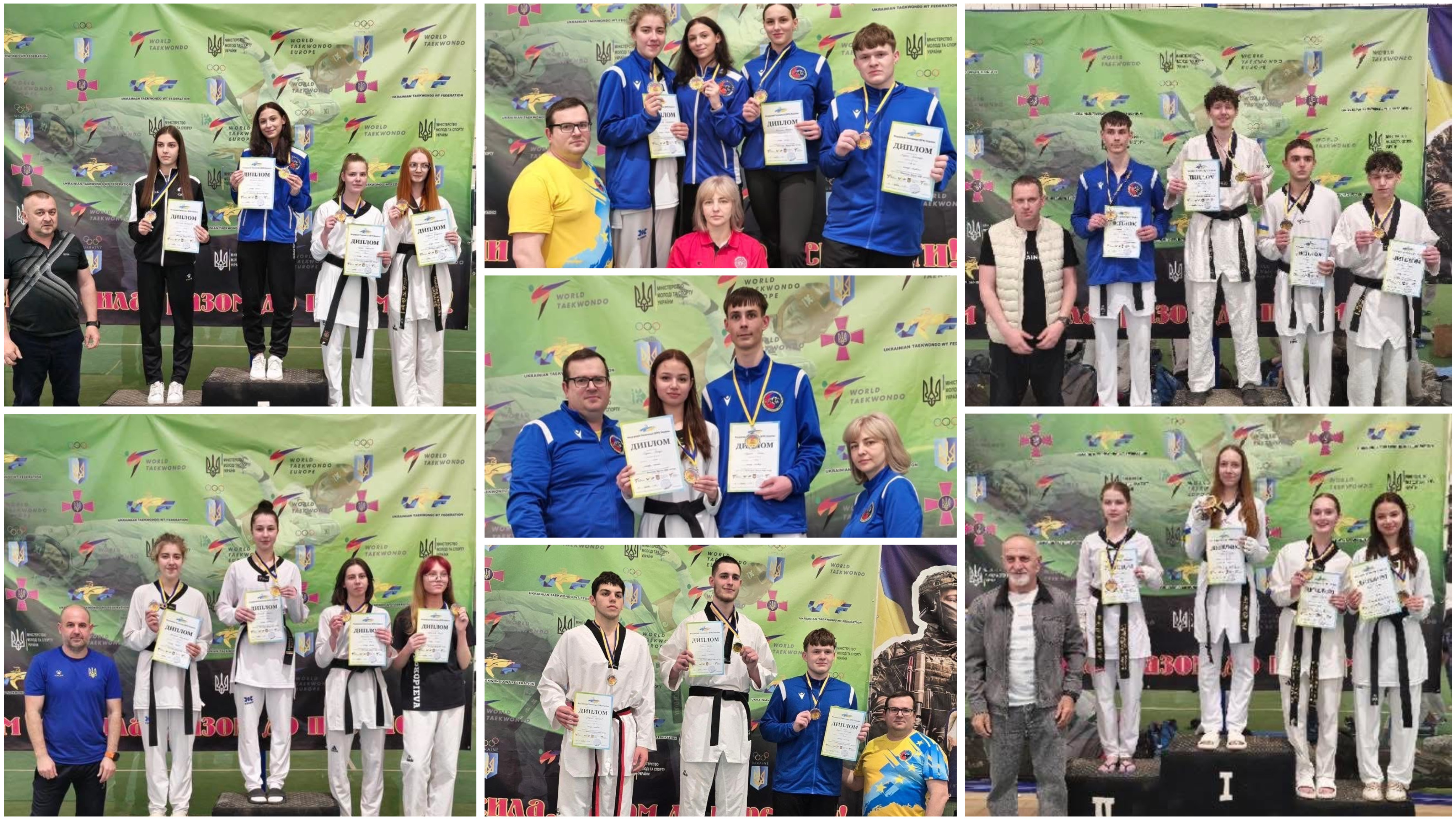 Прикарпатські спортсмени вибороли шість нагород на чемпіонаті  України з тхекводо (ФОТО)
