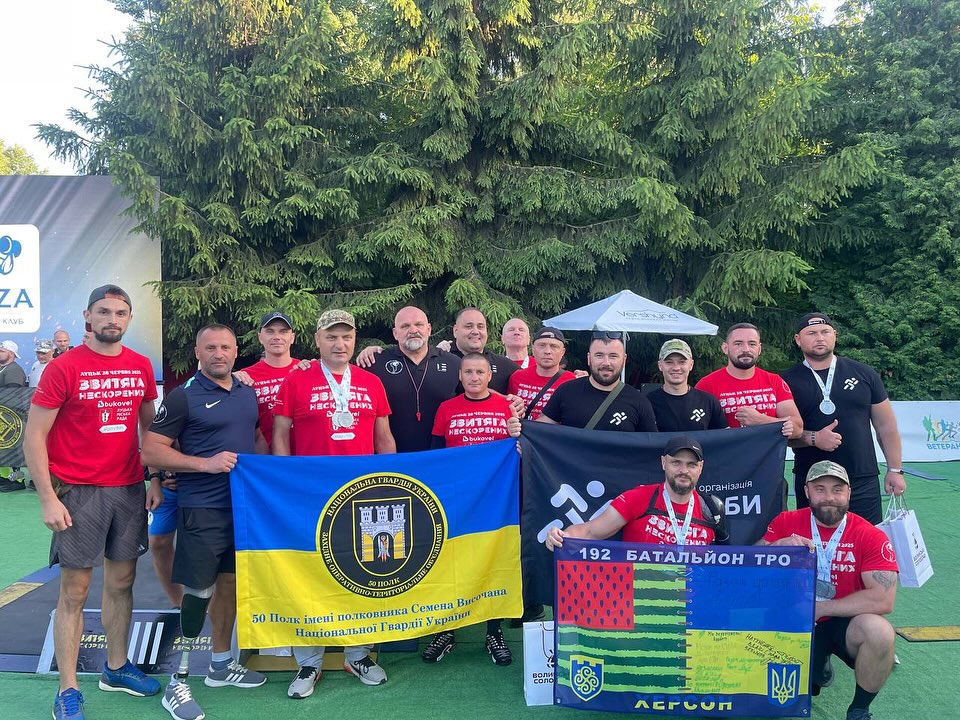 Франківські ветерани вибороли 12 нагород на змаганнях “Звитяга нескорених” (ФОТО)