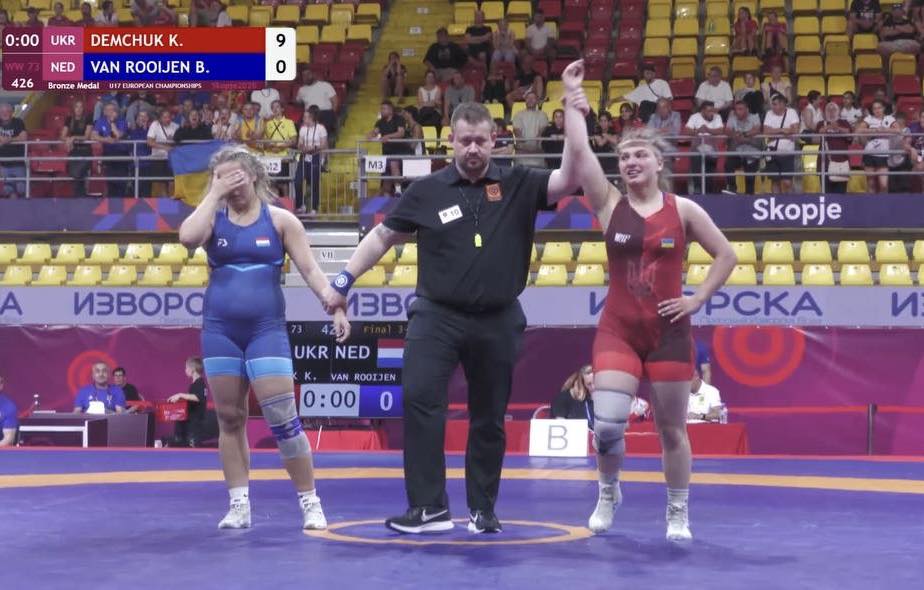 Калушанка Христина Демчук завоювала “бронзу” на Чемпіонаті Європи з вільної боротьби (ФОТО)
