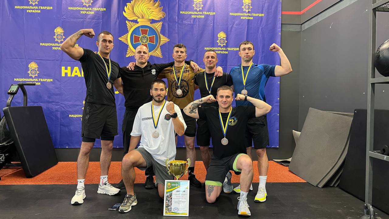Нацгвардійці 50-го полку НГУ – у трійці найкращих на зональних змаганнях з кросфіту