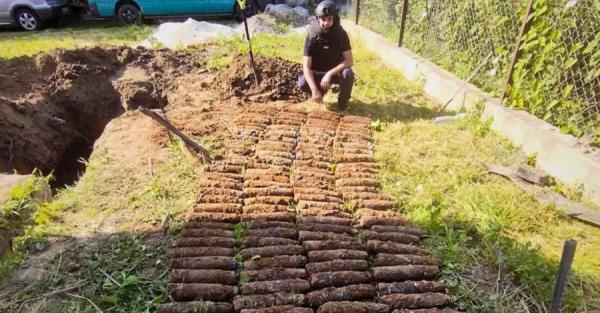 У приватному дворі у Львові знайшли 138 артснарядів часів Другої світової війни - Новини України