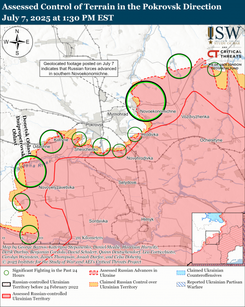 Шукають легших шляхів: ISW аналізує наступальні дії окупантів