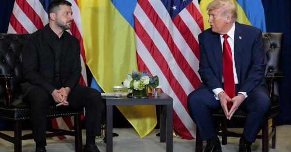Країни НАТО повинні збивати російські літаки, - Трамп на зустрічі із Зеленським  - Новини України