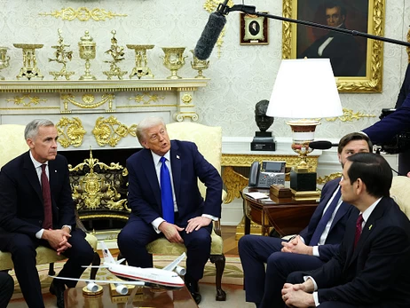Трамп під час зустрічі з прем'єром Канади знову пожартував про об'єднання двох країн - Новини України