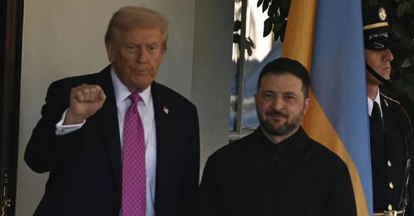 Білий дім опублікував фото із закритих переговорів Трампа та Зеленського  - Новини України