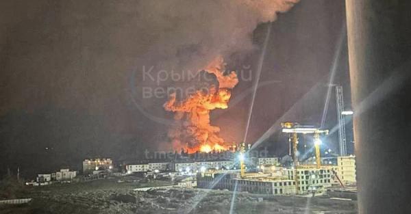 В РФ після удару дронів горить нафтовий термінал у порту Новоросійська - Новини України В РФ після удару дронів горить нафтовий термінал у порту Новоросійська - Новини України