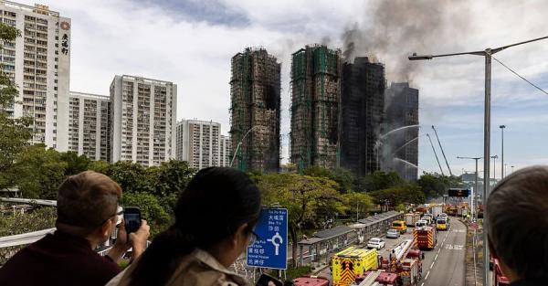 Пожежа у Гонконгу: кількість жертв зросла до 83 осіб - Новини України Пожежа у Гонконгу: кількість жертв зросла до 83 осіб - Новини України