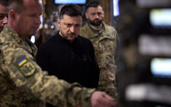 Зеленський прибув на фронт у Запорізькій області Зеленський прибув на фронт у Запорізькій області