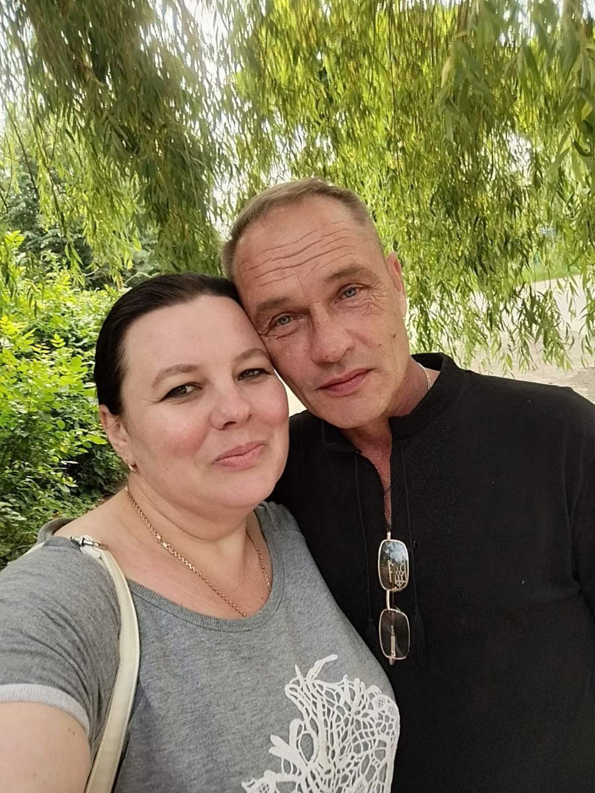 Вікторія Сакун з чоловіком