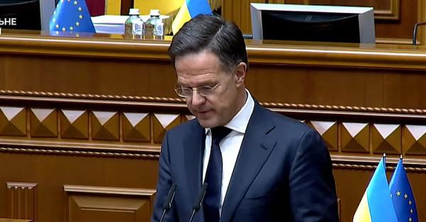 Щойно буде мирна угода, в Україні з&rsquo;являться літаки і підтримка на морі, - Рютте у Верховній Раді  - Новини України