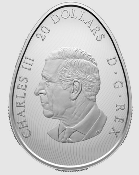 Канада випустила колекційну срібну монету у формі української писанки - Новини України