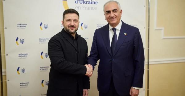 Зеленський зустрівся із наслідним принцом Ірану в Парижі - Новини України