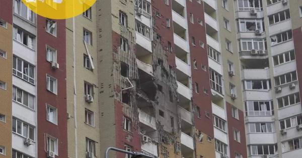 Росія зранку знову вдарила по Києву - дрон влетів у 18-поверхівку на Виноградарі - Новини України