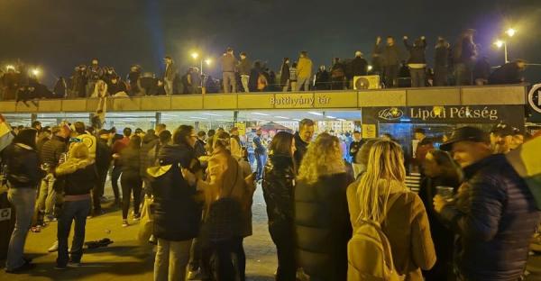 У Будапешті натовп святкував поразку Орбана і перемогу Мадяра, &mdash; відео - Новини України