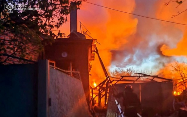 На Харківщині шестеро постраждалих через атаку дронів