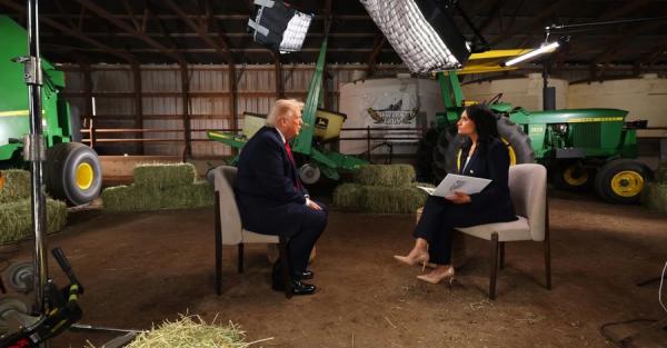 Трамп назвав журналістку тупою та пішов з інтерв'ю - Новини України