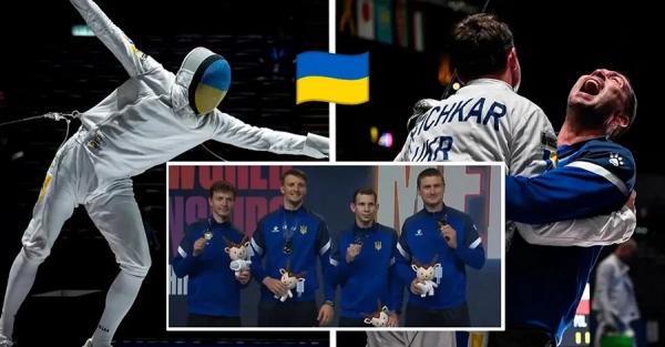 Два поєдинки в один укол: українці - віцечемпіони світу в чоловічій командній шпазі - Новини України