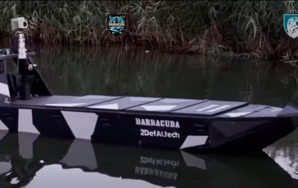 ВМС показали, як працює морський дрон Баракуда
