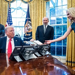 Вона завжди поруч із Трампом: хто така Наталі Харп &mdash; нова фаворитка президента США - Новини України