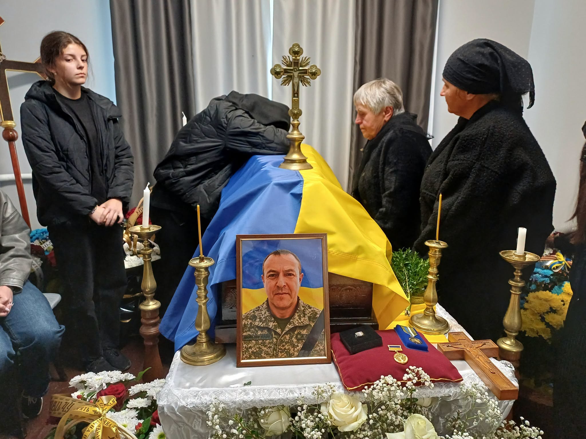 Панахида за загиблим воїном