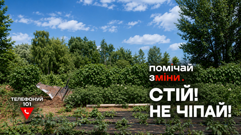 Помічай зміни. СТІЙ! НЕ ЧІПАЙ! ТЕЛЕФОНУЙ 101