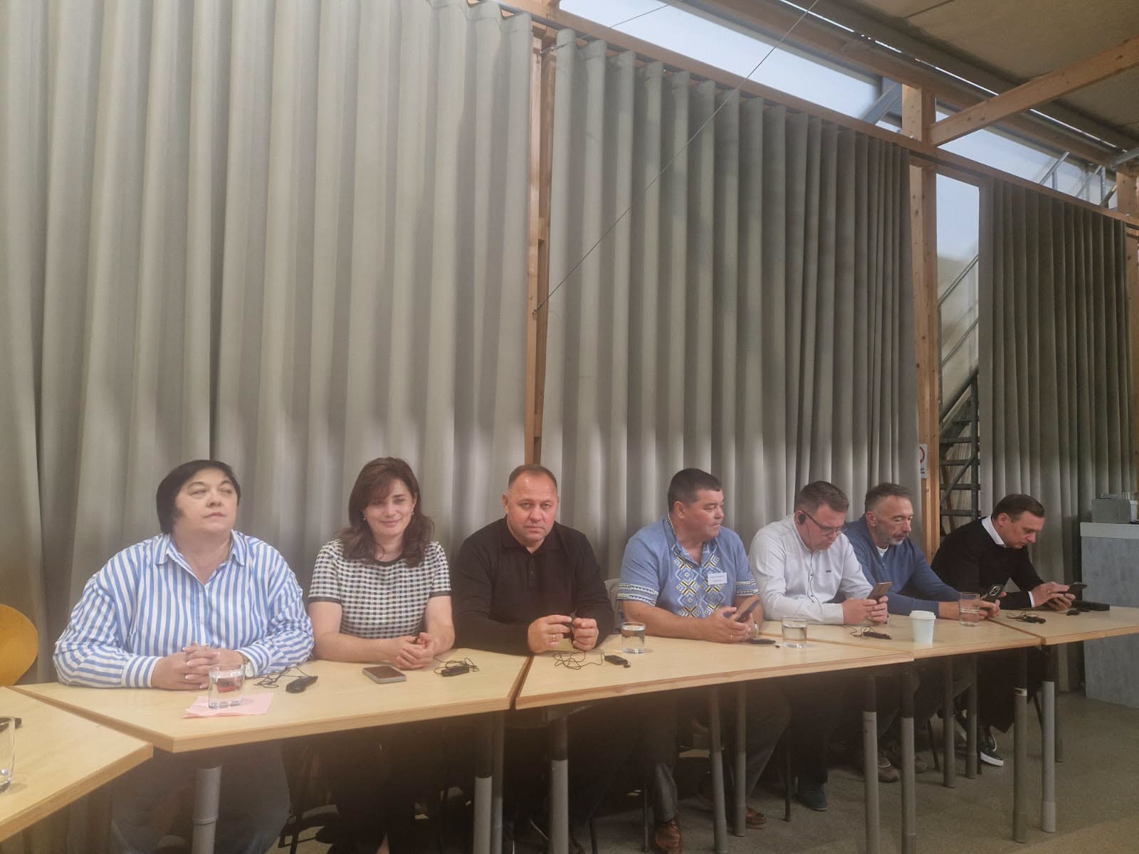 Представники української делегації під час робочої зустрічі